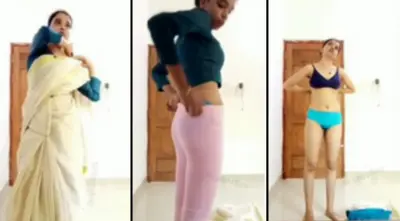 Beautiful Girl Nude Dress Change Self Recorded for Lover Viral Video