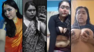Bengali Horny Babe Teasing Pressing Licking Boobs Viral Video