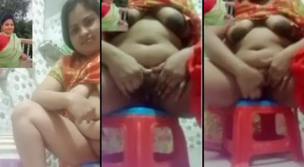 Chubby Horny Wife Fingering Viral Video
