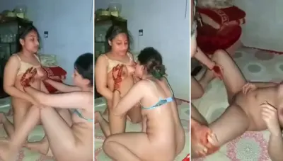 Desi Lesbians Fingering Each Others Pussy Viral Video