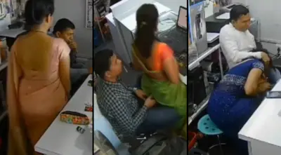 Indian Shop Manager Affair Multiple Wife CCTV Cam Viral Video